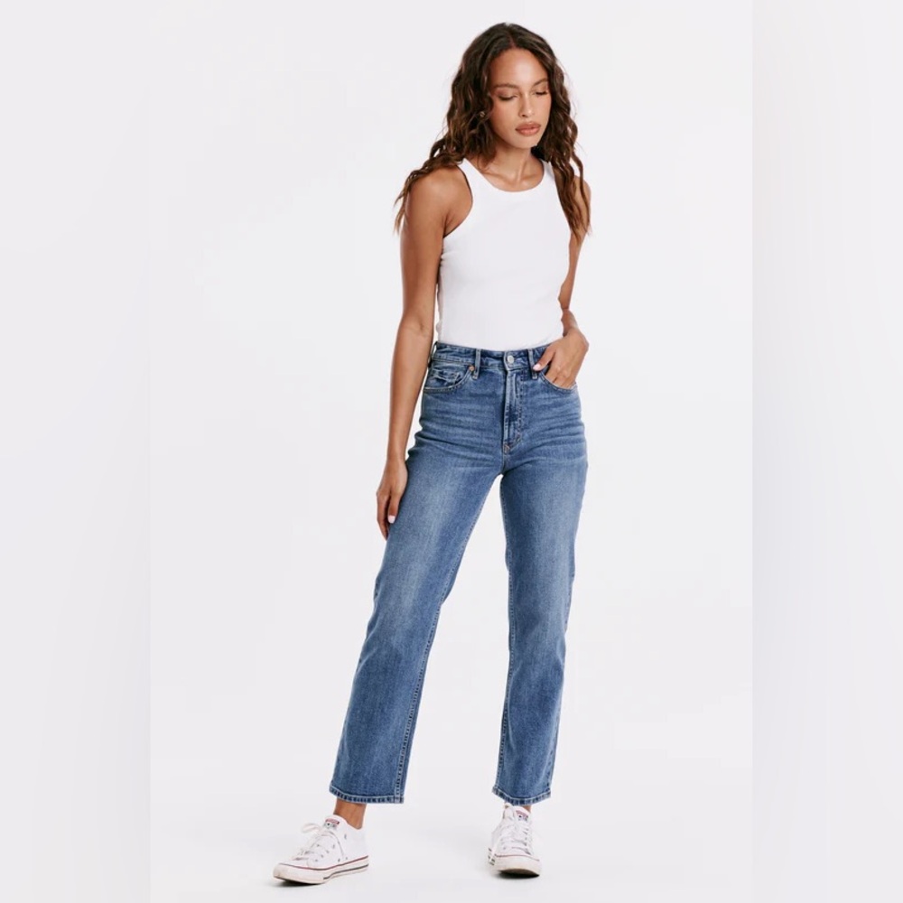 Dear John Bisbee High Rise Ankle Straight 90s Denim BNWT